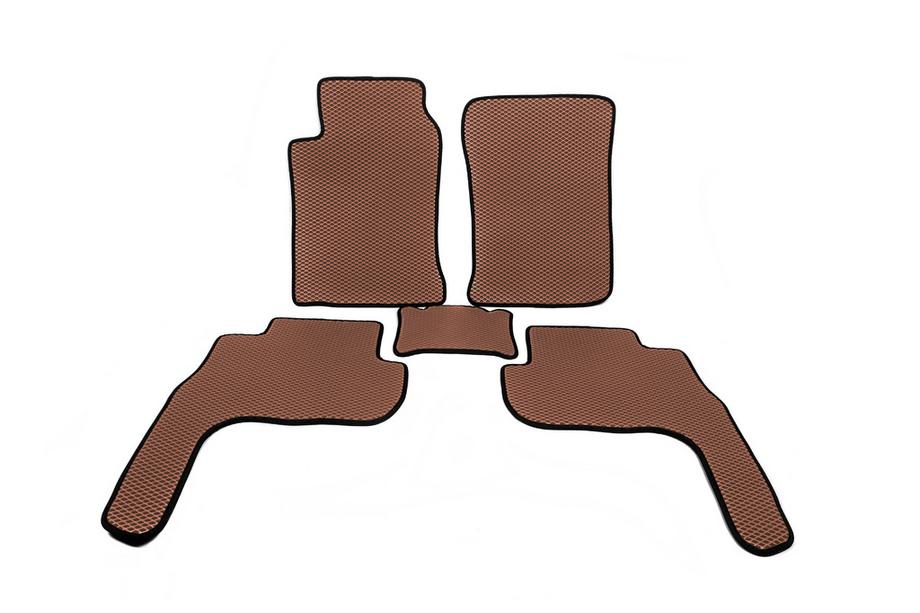 Toyota Land Cruiser 90 Prado 1996-2002 EVA Floor Mats (Brown) Image