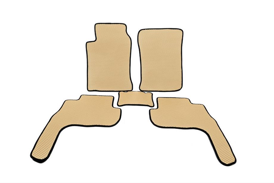 Toyota Land Cruiser 90 Prado 1996-2002 EVA Floor Mats (Beige) Image