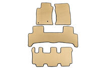 Toyota Land Cruiser Prado 120 2002-2009 EVA Floor Mats (3 Rows, Beige) photo 1
