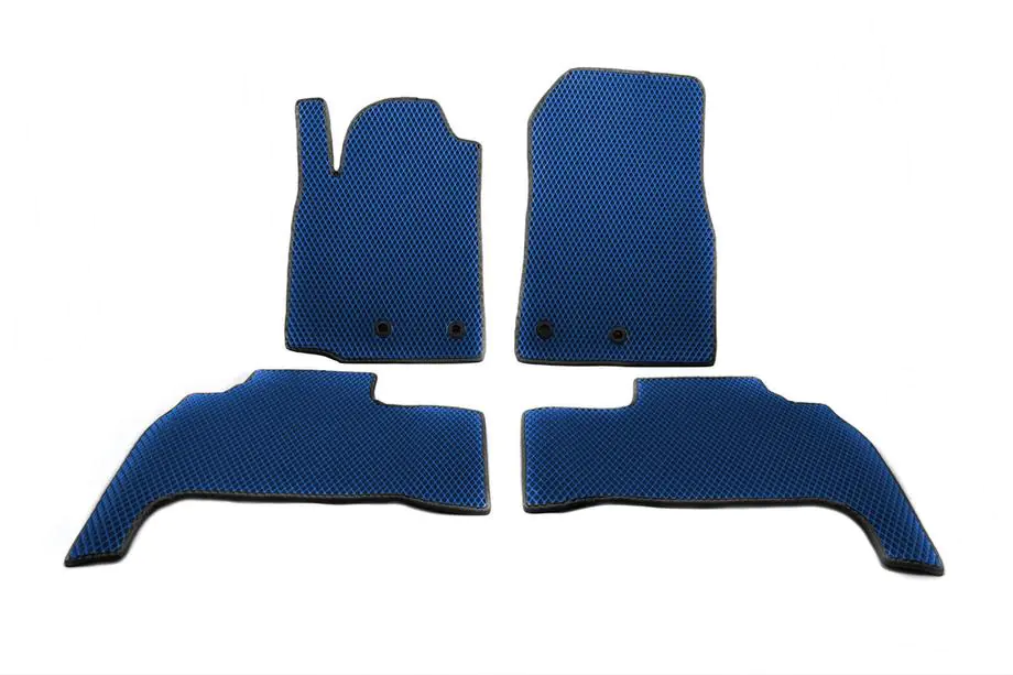 Toyota Land Cruiser 200 2007-2021 EVA Floor Mats (2012-2021, Blue) Image