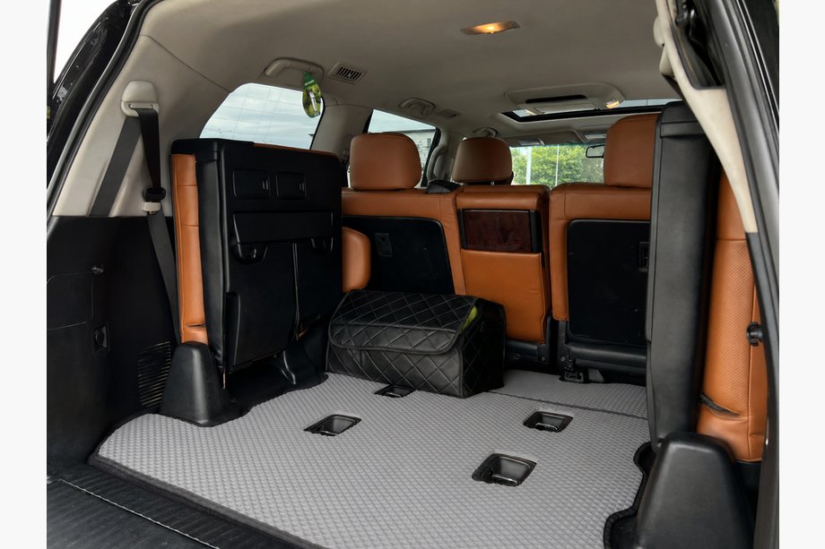 Lexus LX570/450d 2008-2022 Trunk Mat 2 pcs (EVA, 7 seats, Gray) Image
