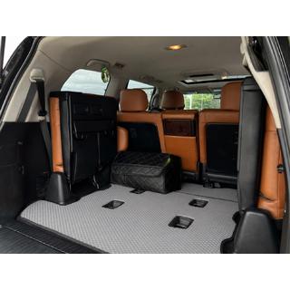 Trunk Mat 2 pcs (EVA, 7 seats, Gray) Toyota Land Cruiser 200 2007-2021 photo 1
