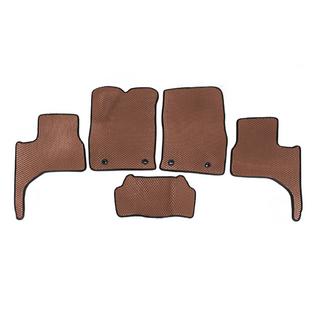 EVA Floor Mats (Brown) Toyota Land Cruiser 300 2021- photo 1