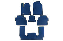 Toyota Sequoia 2007-2022 EVA Floor Mats 3 Rows (Blue) photo 1