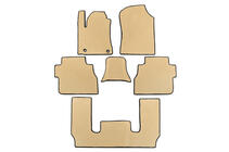 Toyota Sequoia 2007-2022 EVA Floor Mats 3 Rows (Beige) photo 1