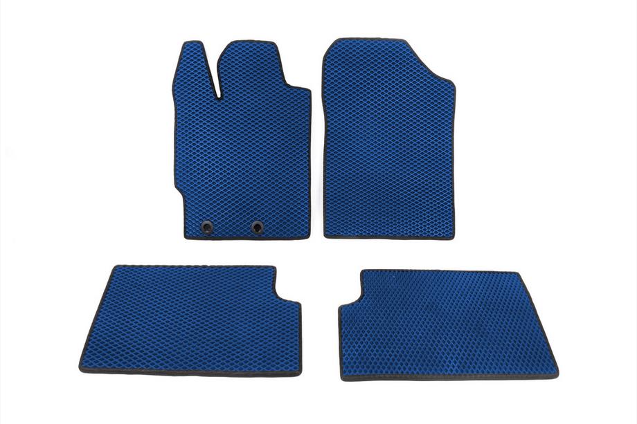 Toyota Yaris 2010-2020 EVA Floor Mats DVS (Blue) Image