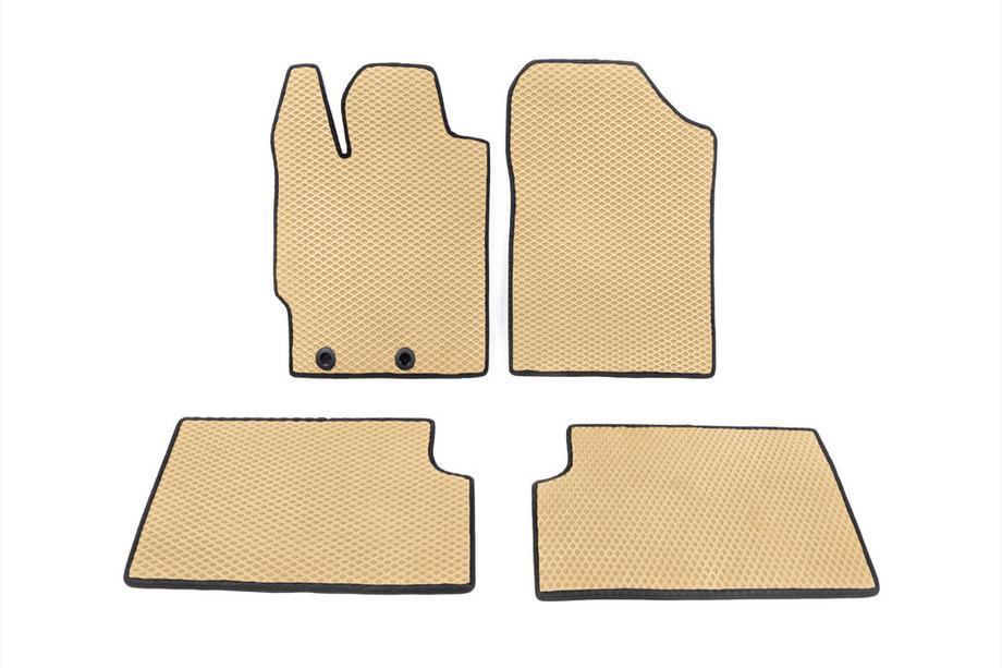 Toyota Yaris 2010-2020 EVA Floor Mats DVS (Beige) Image