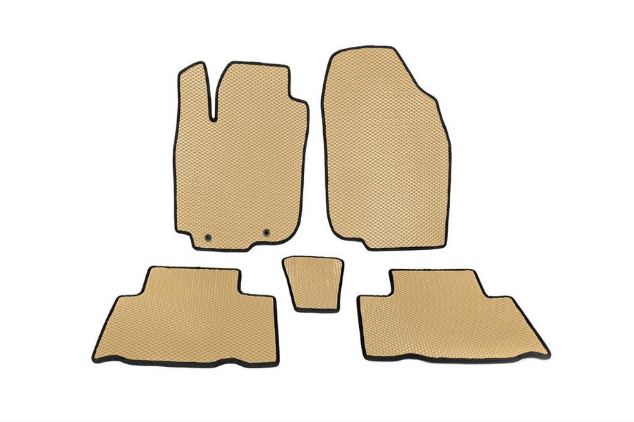 Toyota Rav 4 2006-2013 EVA Floor Mats (Beige) Image