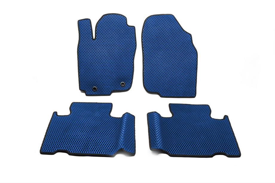 Toyota Rav 4 2013-2018 EVA Floor Mats (Blue) Image
