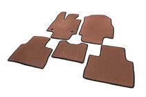 Toyota Rav 4 2019–2025 EVA Floor Mats Automatic Transmission (Brown) photo 2