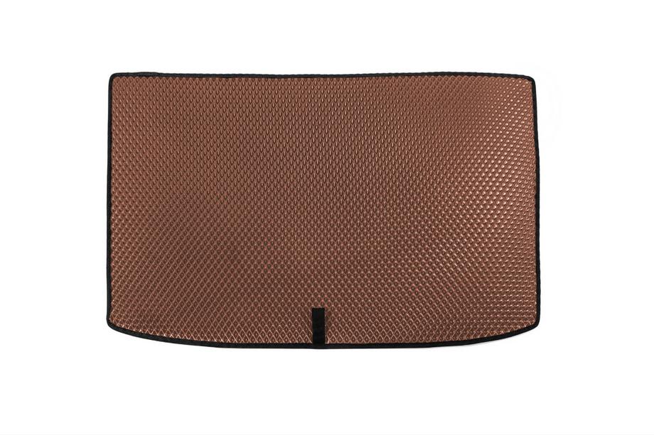 Hyundai Kona 2017-2023 EVA Trunk Mat V1 (Brown) Image
