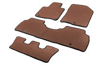 Kia Sorento IV MQ4 2020- EVA floor mats (7-seater, Hybrid, Brown) photo 2