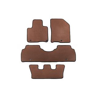 EVA floor mats (7-seater, Hybrid, Brown) Kia Sorento IV MQ4 2020- photo 1