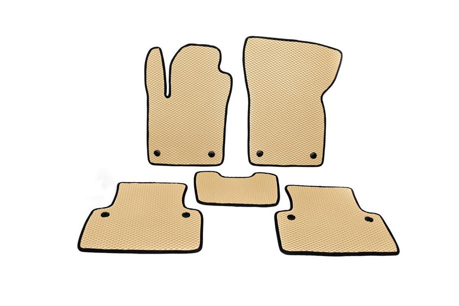 Volvo S40 2004-2012 EVA Floor Mats (Beige) Image