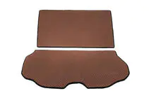 Volvo XC70 2007-2013 Trunk Mat 2-Piece (EVA, Brown) photo 1