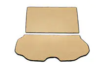 Volvo XC70 2007-2013 Trunk mat 2-piece (EVA, Beige) photo 1