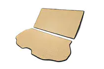 Volvo XC70 2007-2013 Trunk mat 2-piece (EVA, Beige) photo 2