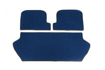 Volvo XC90 2002-2014 Trunk mat 3-piece set (EVA, Blue) photo 1