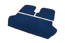 Volvo XC90 2002-2014 Trunk mat 3-piece set (EVA, Blue) photo 2