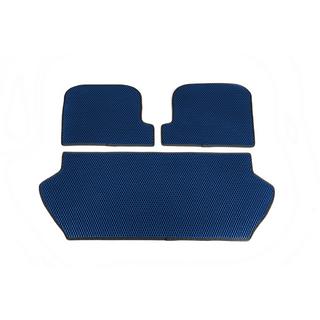 Trunk mat 3-piece set (EVA, Blue) photo 1