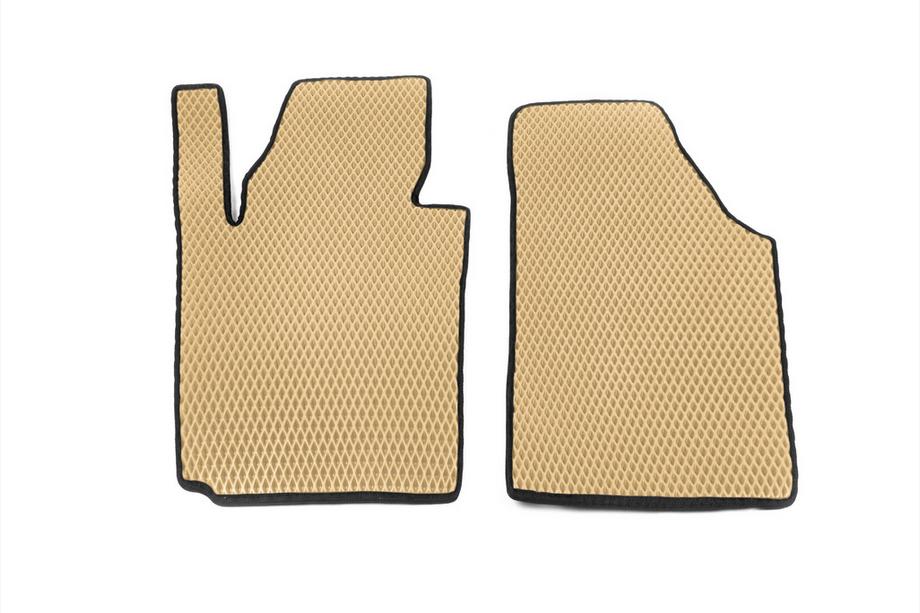 Volkswagen Caddy 2015-2020 EVA Floor Mats (Beige) 2 pcs, front Image