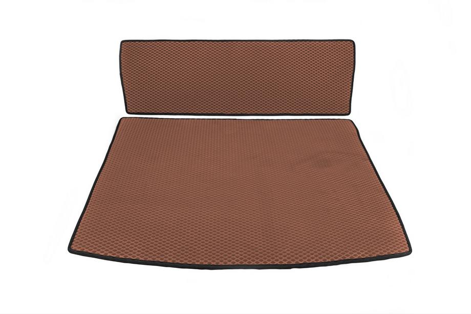 Volkswagen Caddy 2015-2020 Trunk Mat V2 MAXI (EVA, Brown) Photo 1