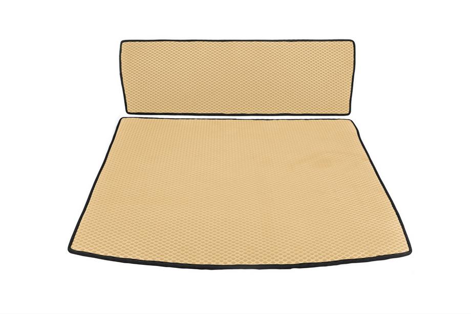 Volkswagen Caddy 2015-2020 Trunk Mat V2 MAXI (EVA, Beige) Image
