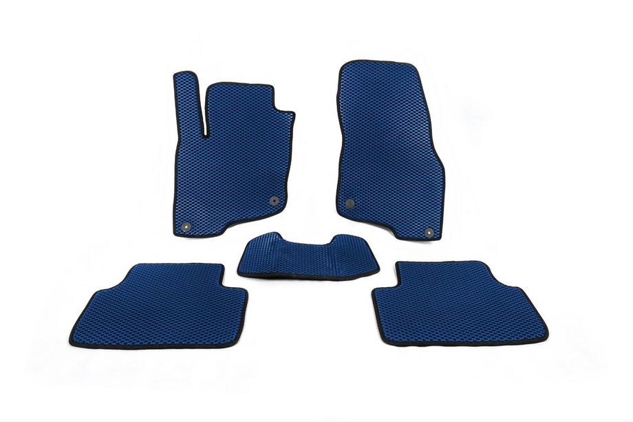 Volkswagen E-Tharu 2020- EVA Floor Mats (Blue) Image