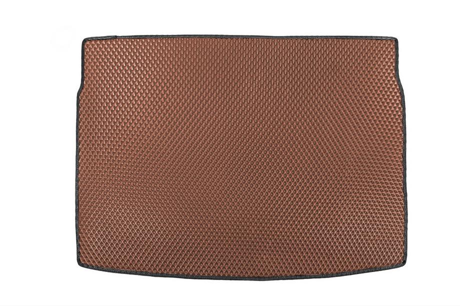 Volkswagen Golf 6 2008-2014 Trunk Mat (HB, EVA, Brown) Image