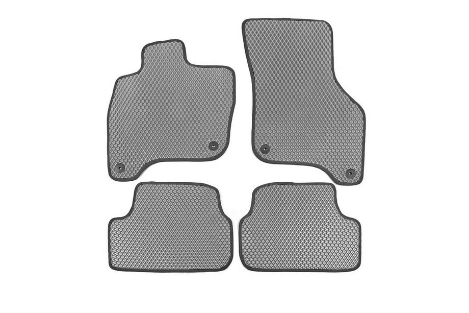 Volkswagen Golf 7/E-Golf 2012-2020 EVA Floor Mats for E-Golf (Gray) Image