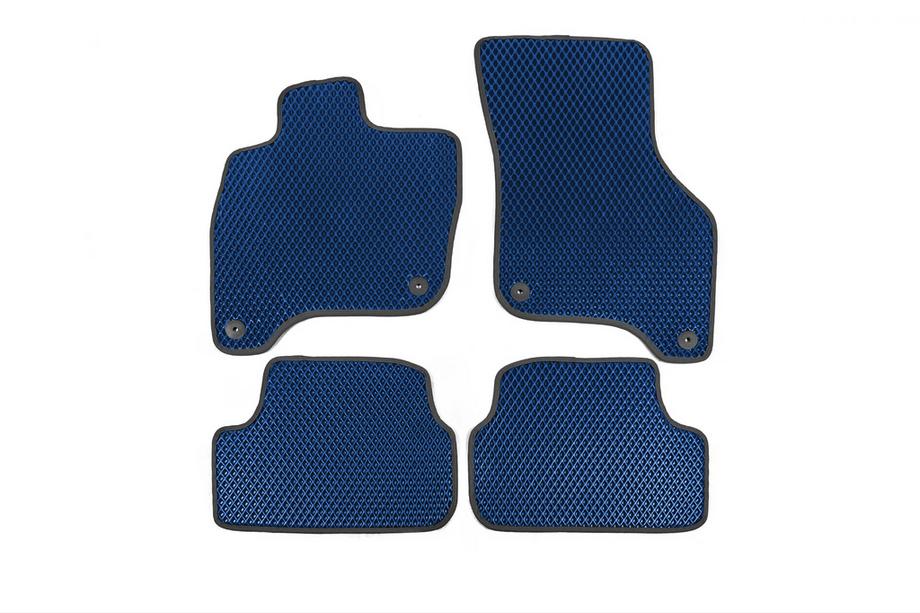 Volkswagen Golf 7/E-Golf 2012-2020 EVA Floor Mats for E-Golf (Blue) Image