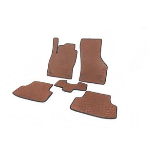 EVA Floor Mats for Golf 7 (Brown) photo 2