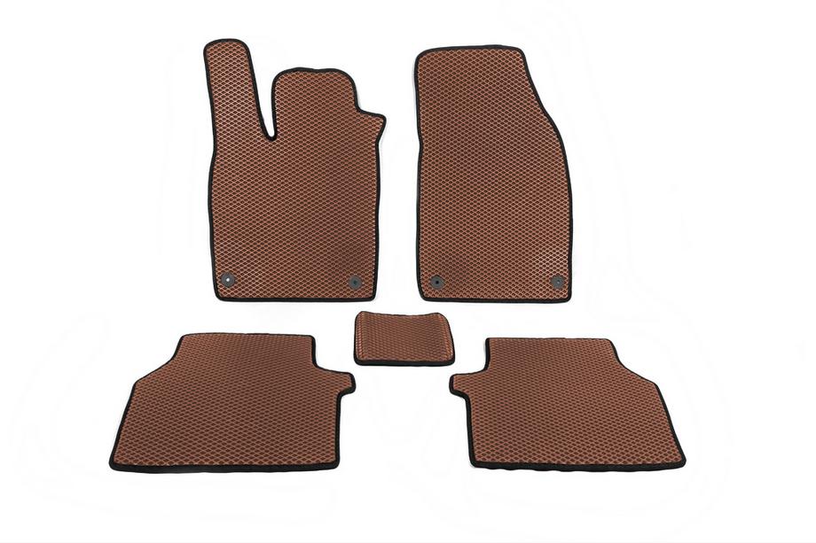 Volkswagen ID.4 2020- EVA Floor Mats (Brown) Image
