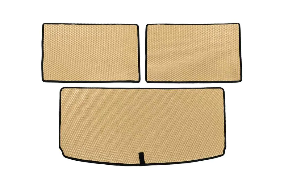 Volkswagen ID.6 2021- Trunk Mat (EVA, Beige) Image