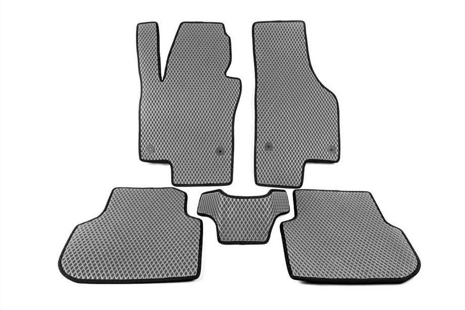 Volkswagen Jetta 2011-2018 EVA Floor Mats (Gray) Image