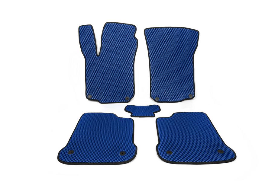 Volkswagen Jetta 1998-2005 EVA Floor Mats (Blue) Image