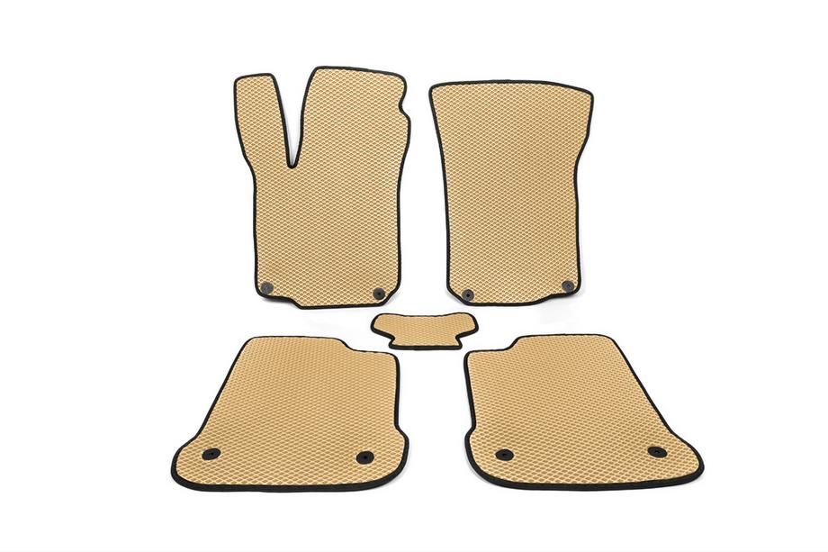 Volkswagen Jetta 1998-2005 EVA Floor Mats (Beige) Image