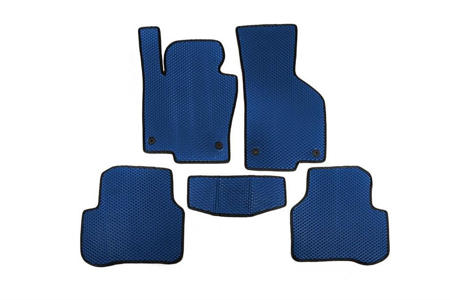 Volkswagen Passat B6 2006-2012 EVA Floor Mats (Blue) Image