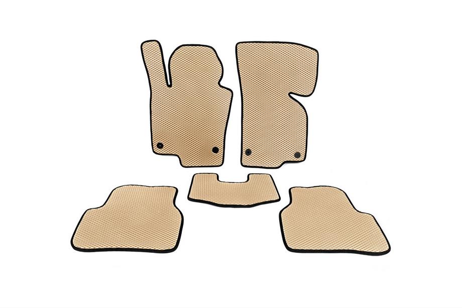 Volkswagen Passat CC 2008-2017 EVA Floor Mats (Beige) Image