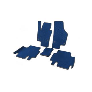 Polyurethane EVA Floor Mats (2 Rows, Blue) photo 2