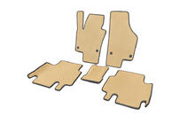Volkswagen Sharan 2010-2023 Polyurethane Floor Mats (2nd Row, EVA, Beige) photo 2