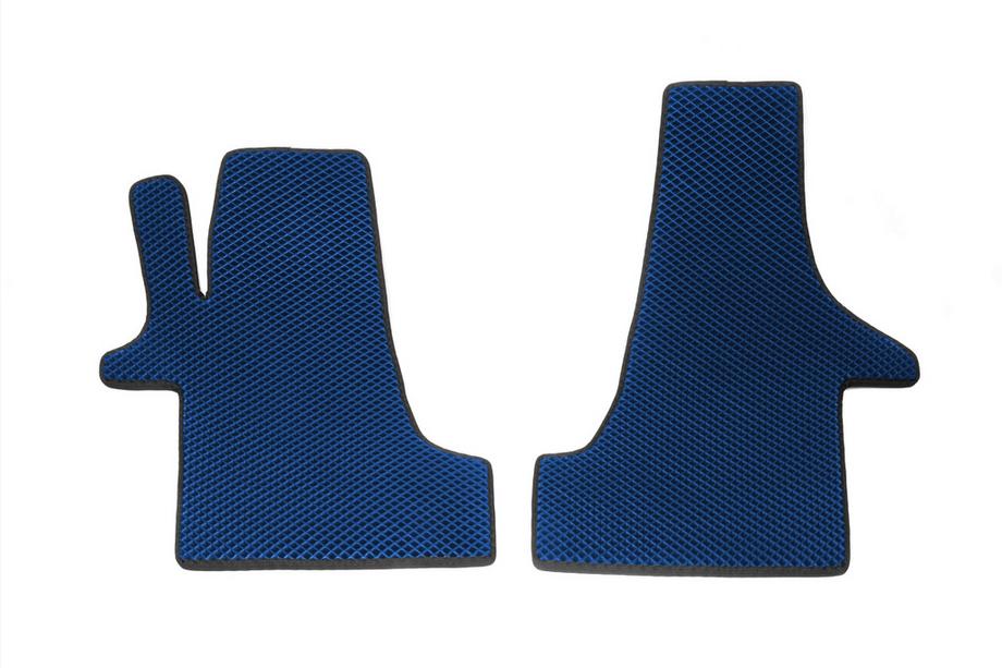 Volkswagen T5 2010-2015 EVA Floor Mats (Blue, Front, for 2+1) Image