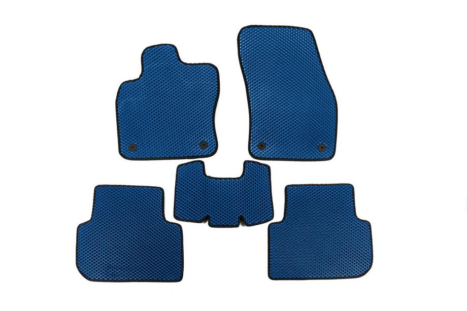 Volkswagen Tiguan 2016-2023 EVA Floor Mats (Blue) Image