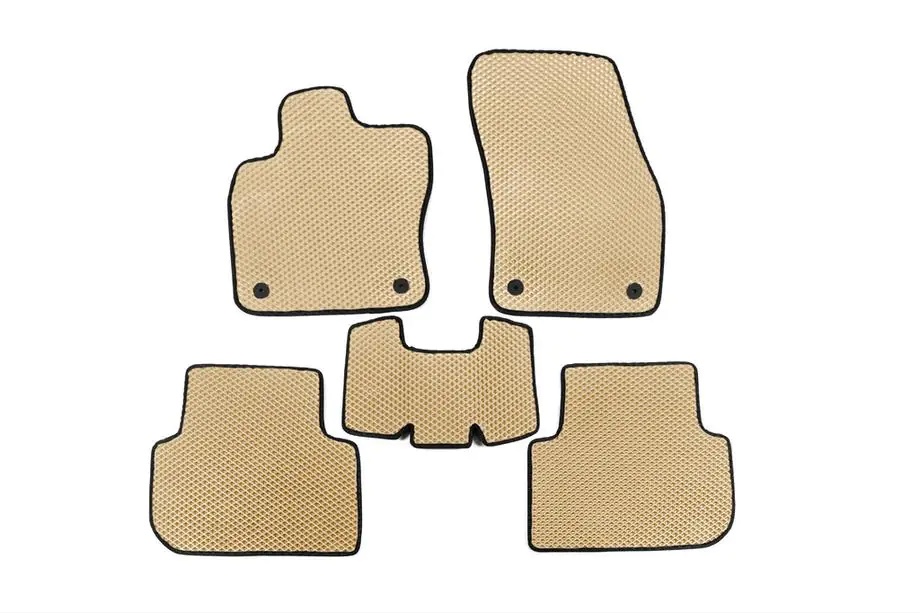 Volkswagen Tiguan 2016-2023 EVA Floor Mats (Beige) Image