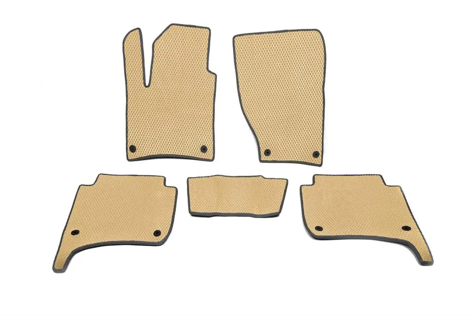 Volkswagen Touareg 2010-2018 EVA Floor Mats (Beige) Image