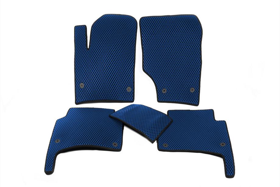 Volkswagen Touareg 2002–2010 EVA Floor Mats (Blue) Image