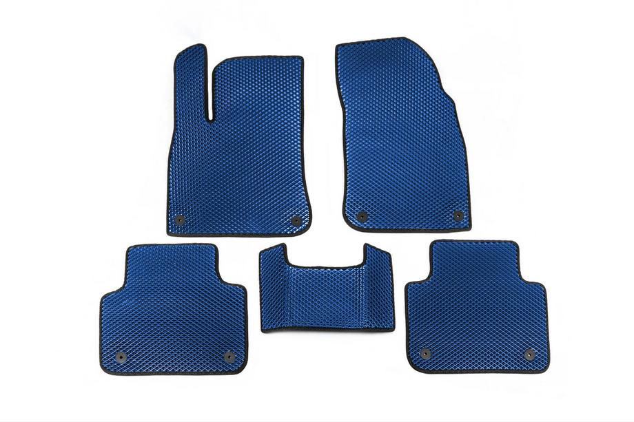 Volkswagen Touareg 2018- EVA Floor Mats (Blue) Image