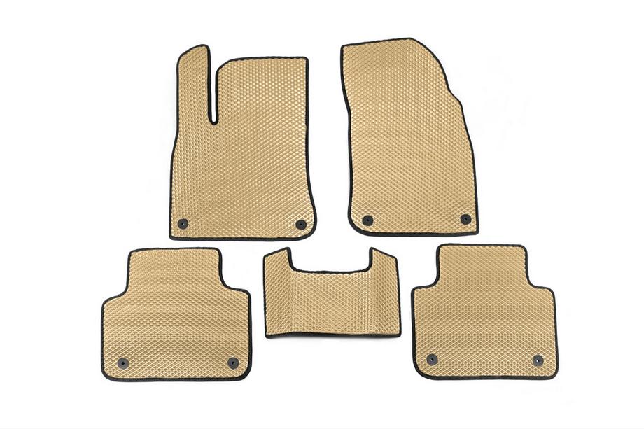 Volkswagen Touareg 2018- EVA Floor Mats (Beige) Image