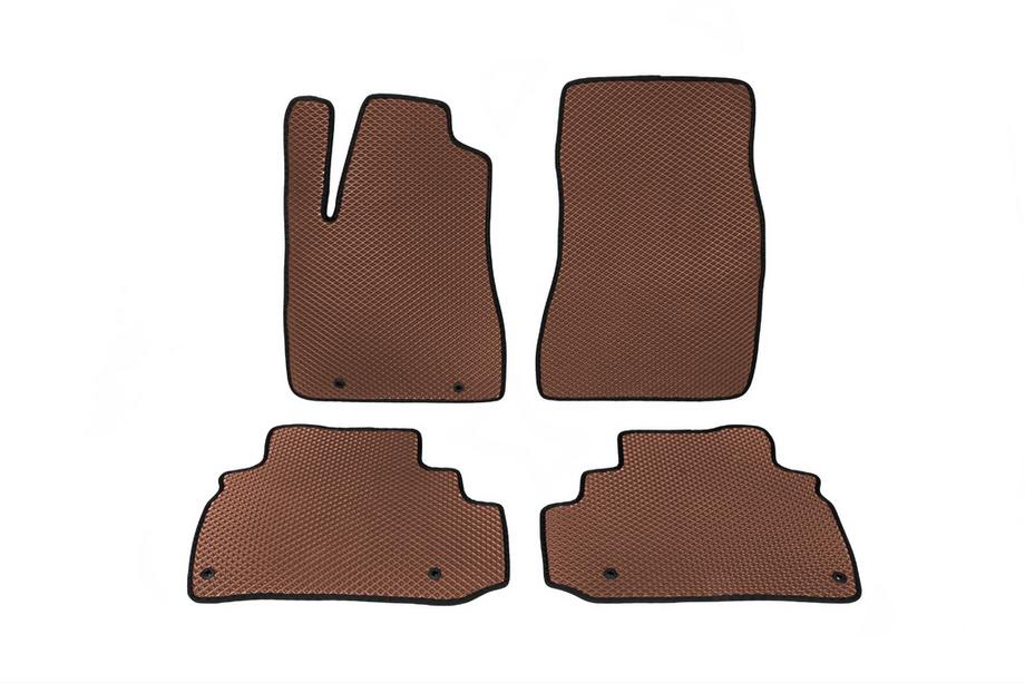 Lexus RX 2003-2009 EVA Floor Mats (Brown) Image
