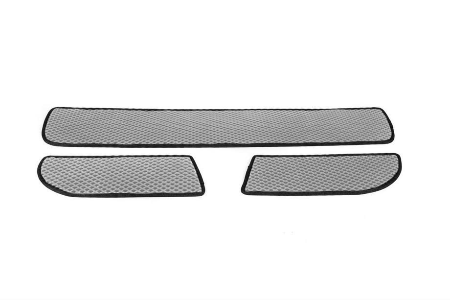 Mercedes Sprinter W907/W910 2018- Polyurethane Door Sill Mats (3 pcs, EVA, Gray) Image